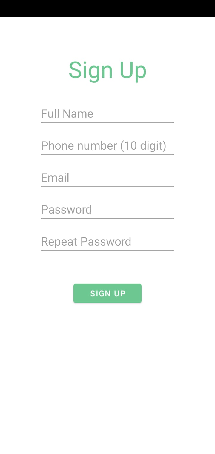 Mobile App Interface